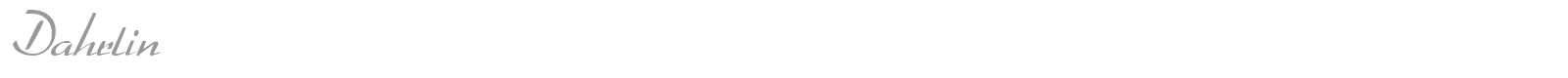 Dahrlin font preview